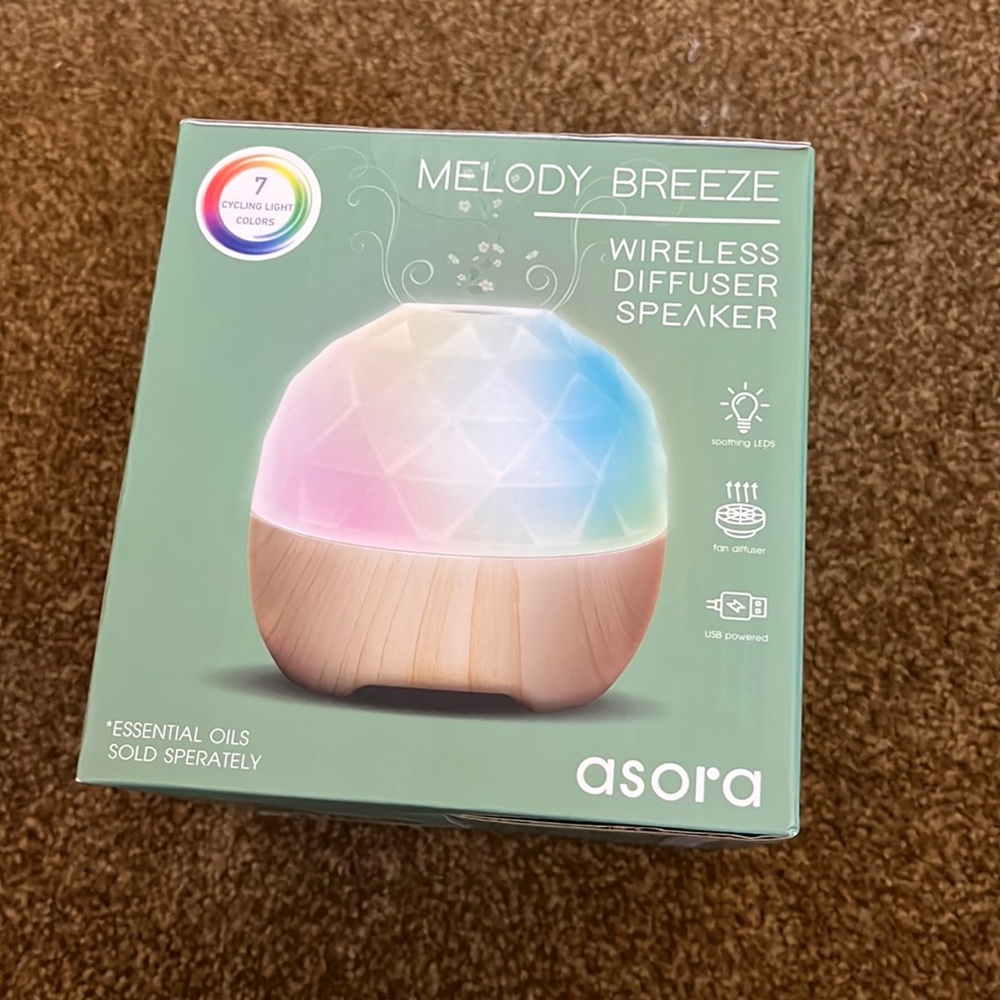 essential oil diffuser speaker